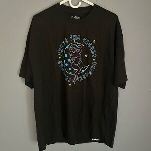 New COOKIES Mens Size XL ‘Above The Clouds” Nude Woman T-Shirt Short Sleeve